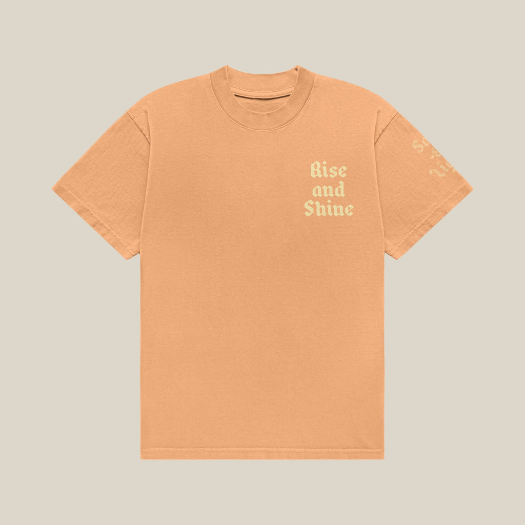 Rise and Shine Tee Orange - front