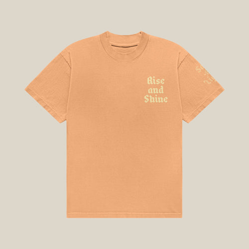 Rise and Shine Tee Orange - front