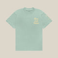 Rise and Shine Tee Sage - front