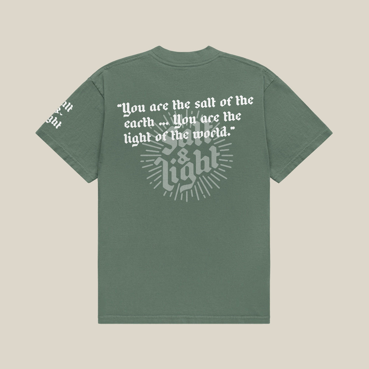 Salt and Light Tee - Sage